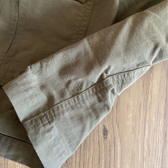 The North Face Men's Olive Green Hiking Cargo Shorts Size Small - Picture 3 of 10